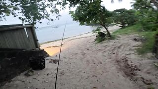 Belle Mare — зимний shore casting, волна и проводка на плато