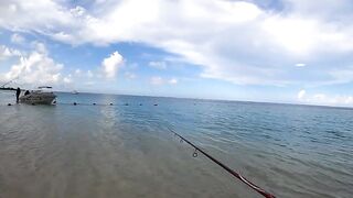 Belle Mare Plage — shore casting на рассвете: какой лидкор ставить?