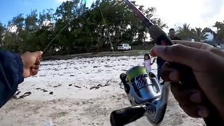 Belle Mare Plage — shore casting на рассвете: какой лидкор ставить?