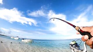 Belle Mare Plage — shore casting на рассвете: какой лидкор ставить?