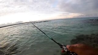 Belle Mare Plage — shore casting на рассвете: какой лидкор ставить?