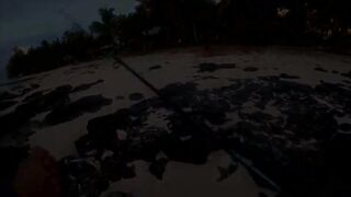 Belle Mare Plage — shore casting на рассвете: какой лидкор ставить?