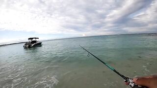 Belle Mare Plage — shore casting на рассвете: какой лидкор ставить?