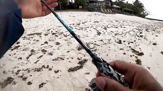 Belle Mare Plage — shore casting на рассвете: какой лидкор ставить?