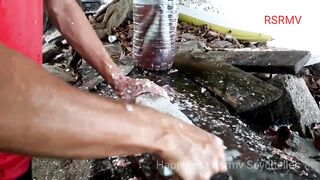 Beau Vallon market: разделка и продажа — вечерняя рыбалка удалась