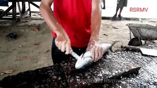 Beau Vallon market: разделка и продажа — вечерняя рыбалка удалась