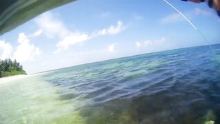 Desroches 2013 - первый permit сезона: морская рыбалка на плоских