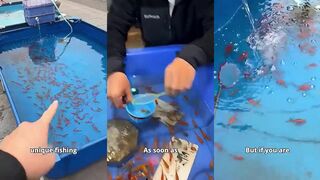 Китайская рыболовная забава: это аттракцион или реальная рыбалка для туристов на море?