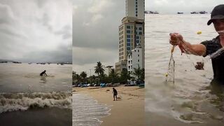 Вьетнам: кустарные снасти — длинные удилища и коробки-поплавки