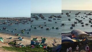 Муйне, рыбацкая деревня: рассветный рынок и уловы в корзинах