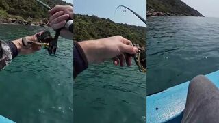 Вьетнам, кальмары ночью: снасти, свет и морская рыбалка у буйков