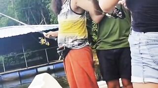 Бентота — речная рыбалка: живец под нависшими манграми и судак у коряг