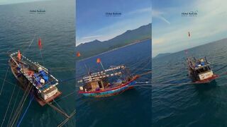 Lang Co, Вьетнам - кальмаровые лодки со светом: морская рыбалка ночью работает круглый год?