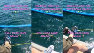 Бали: двойная поклёвка — дабл-хук на волне