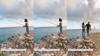 Санто-Домас, Доминикана: малекон и день морской рыбалки