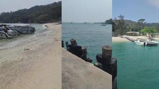 Koh Samet, маленький пирс — морская рыбалка на глубокой кромке у сходней