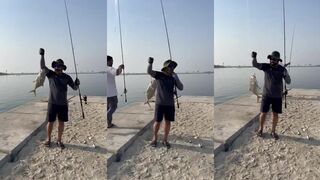 Бахрейн, Дурра: вечерняя морская рыбалка и фонари над водой