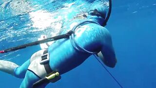 Пемба, 2014 — экстремальная подводная охота в синей воде: трофеи GT