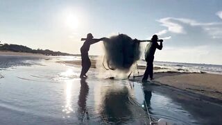 Фантьет: рыбацкий город – морская рыбалка и лодки на песке