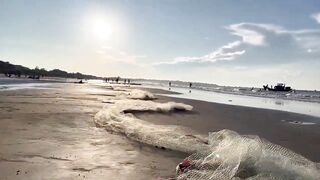 Фантьет: рыбацкий город – морская рыбалка и лодки на песке