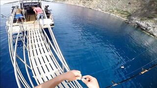 Фетхие, Турция — лодочная рыбалка: треки к свалам и трофей у мыса