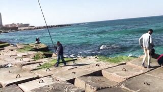 Александрия Бэй, Египет — причалы и точки для утреннего заброса