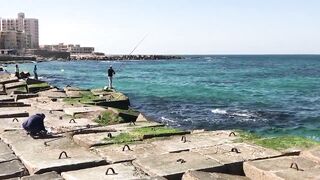 Александрия Бэй, Египет — причалы и точки для утреннего заброса