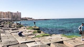 Александрия Бэй, Египет — причалы и точки для утреннего заброса