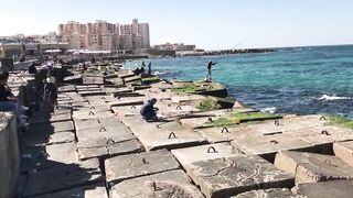 Александрия Бэй, Египет — причалы и точки для утреннего заброса