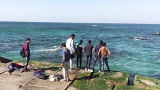 Александрия Бэй, Египет — причалы и точки для утреннего заброса