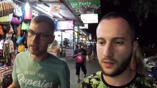 Krabi Ao Nang - вечерняя набережная и пляж Klong Muang прогулка у моря в Таиланде