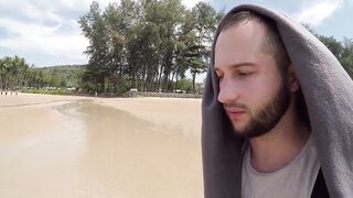 Krabi Ao Nang - вечерняя набережная и пляж Klong Muang прогулка у моря в Таиланде