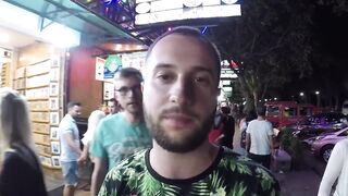 Krabi Ao Nang - вечерняя набережная и пляж Klong Muang прогулка у моря в Таиланде