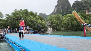Railay Beach Krabi лучший ли пляж Таиланда и как сюда добраться морской маршрут по полуострову