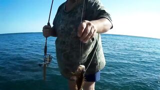 Симеиз рыбалка в Крыму охота за черноморской скорпеной с берега и с лодки
