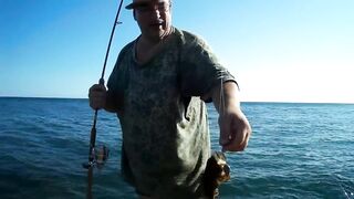 Симеиз рыбалка в Крыму охота за черноморской скорпеной с берега и с лодки