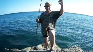 Симеиз рыбалка в Крыму охота за черноморской скорпеной с берега и с лодки