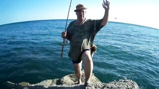 Симеиз рыбалка в Крыму охота за черноморской скорпеной с берега и с лодки