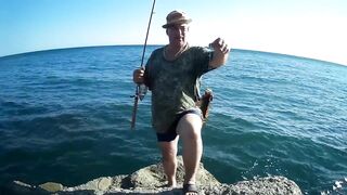 Симеиз рыбалка в Крыму охота за черноморской скорпеной с берега и с лодки