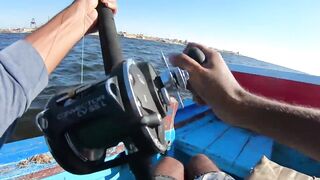 Морская рыбалка у берегов Александрии Египет trolling по свалам и рельефу Средиземного моря