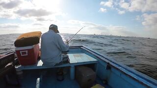 Морская рыбалка у берегов Александрии Египет trolling по свалам и рельефу Средиземного моря