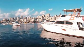 Морская рыбалка у берегов Александрии Египет trolling по свалам и рельефу Средиземного моря