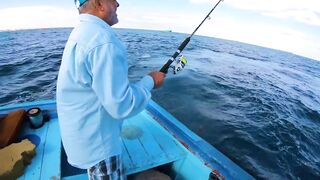 Морская рыбалка у берегов Александрии Египет trolling по свалам и рельефу Средиземного моря