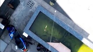 Shanghai эксперимент с drone fishing как запускать снасть с квадрокоптера над водой
