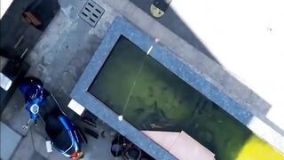 Shanghai эксперимент с drone fishing как запускать снасть с квадрокоптера над водой