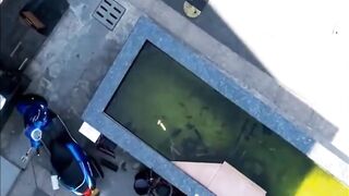 Shanghai эксперимент с drone fishing как запускать снасть с квадрокоптера над водой