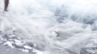 Vietnam Da Nang местные ловят рыбу прямо с пляжа и стоит ли пробовать так же туристу