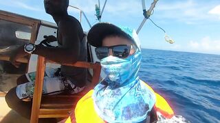 Морская рыбалка на Занзибаре троллинг у пляжей Kendwa и Kiwengwa в Индийском океане