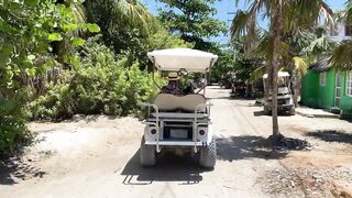 Isla Holbox Mexico путешествие своим ходом по острову и поиск мест где можно половить рыбу