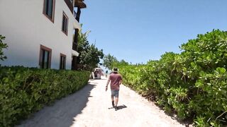 Isla Holbox Mexico путешествие своим ходом по острову и поиск мест где можно половить рыбу